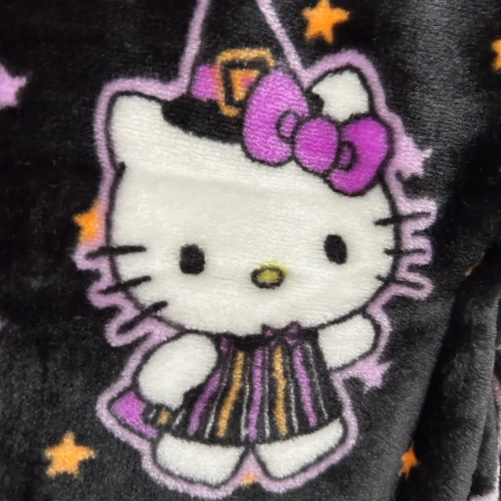 Hello Kitty Halloween Blanket Witch Pumpkin